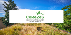 Realizace zelené střechy od GreenVille service s.r.o., certifikovaného realizátora zelených střech AZSF